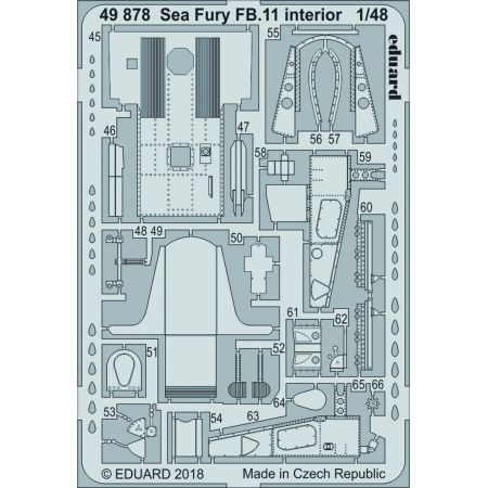 Sea Fury Fb.11 Interior 1/48