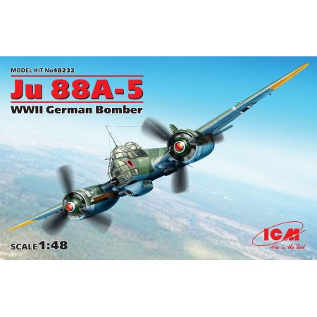 ICM 48232 JU 88A-5, WWII GERMAN BOMBER 1:48