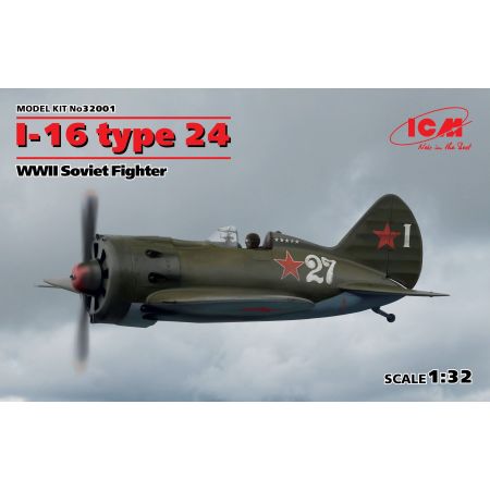 I-16 type 24 WWII Soviet Fighter 1/32