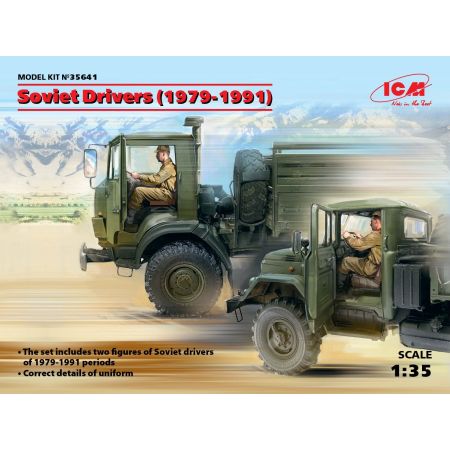 Soviet Drivers 1979-1991 2 figures 1/35