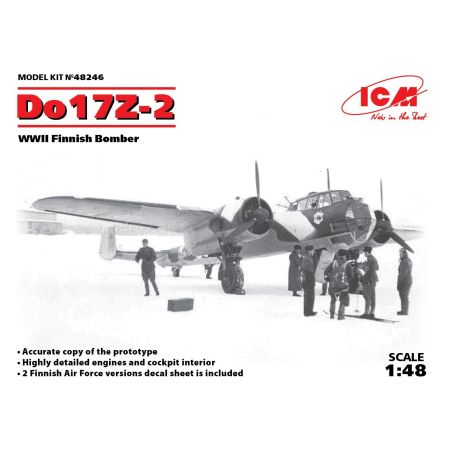 Do 17z-2 Wwii Finnish Bomber 1/48