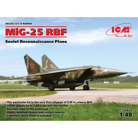 MiG-25 RBF Soviet Reconnaissance Plane 1/48