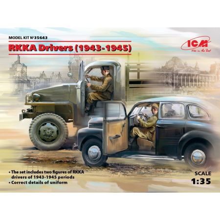 RKKA Drivers 1943-1945 2 figures 1/35