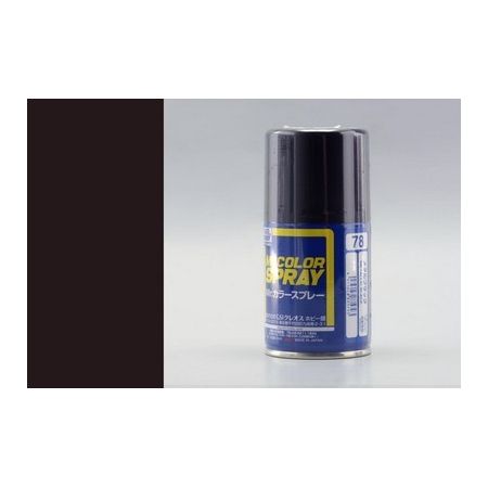 S-078 - Mr. Color Spray (100 ml) Metal Black