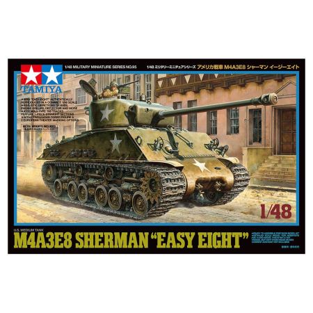 U.S. Medium Tank M4A3E8 Sherman (Easy Eight) 1/48