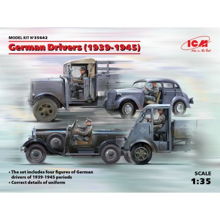 German Drivers (1939-1945) (4 figures) 1/35