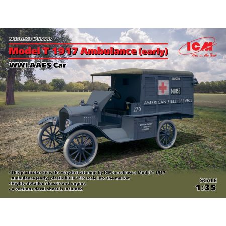 Model T 1917 Ambulance early WWI AAFS Car 1/35