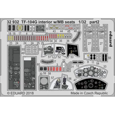 Tf-104g Interior W/Mb Seats 1/32