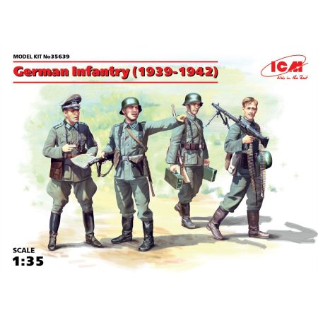 German Infantry 1939-1942 4 figures 1/35
