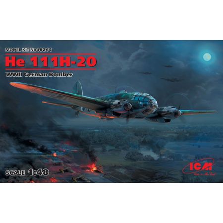He 111H-20 WWII German Bomber 1/48