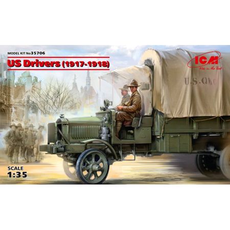 US Drivers 1917-1918 2 figures 1/35