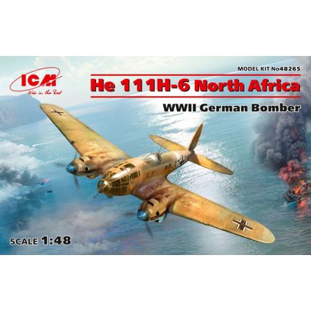 He 111H-6 North Africa WWII German Bomber 1/48