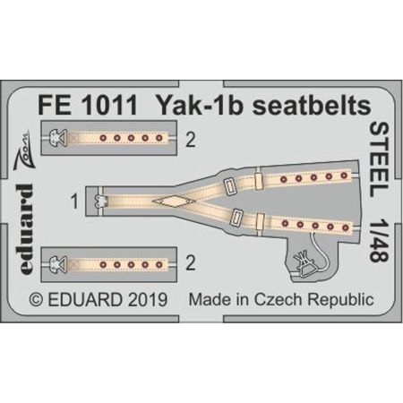 Yak-1b seatbelts Steel 1/48