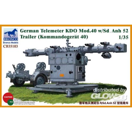 German Telemeter KDO Mod.40 w/Sd.Anh 52 Trailer 1/35