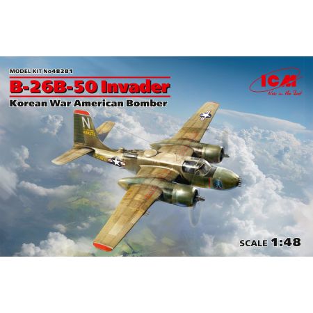 B-26B-50 Invader Korean War American Bomber 1/48