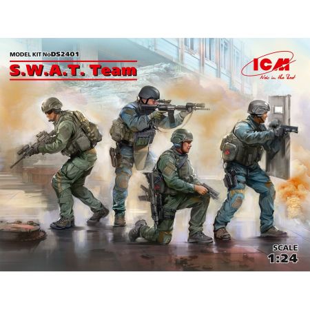 S.W.A.T. Team (4 figures) 1/24