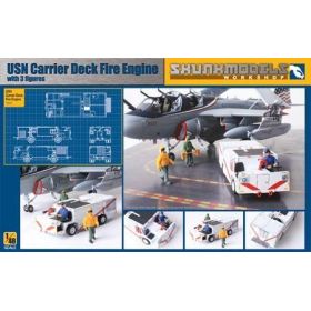 USN Fire Engine with 3 figures 1/48