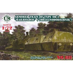Armored train 23ODBP of type OB-3 1/72