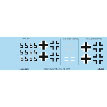 Fw 190A-8 national insignia 1/72