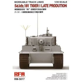 Rye Field Model RM-5017 - RM-5017 TIGER I LATE PRODUTION WORKABLE TRACK LINKS 1/35