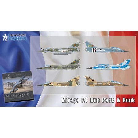 Mirage F.1 Duo Pack and Book 1/72
