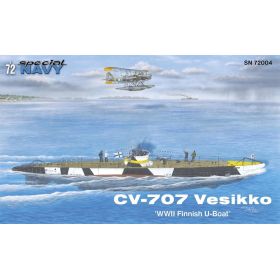CV 707 Vesikko WWII Finnish U-Boat 1/72
