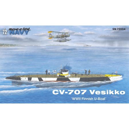 CV 707 Vesikko (WWII Finnish U-Boat) 1/72
