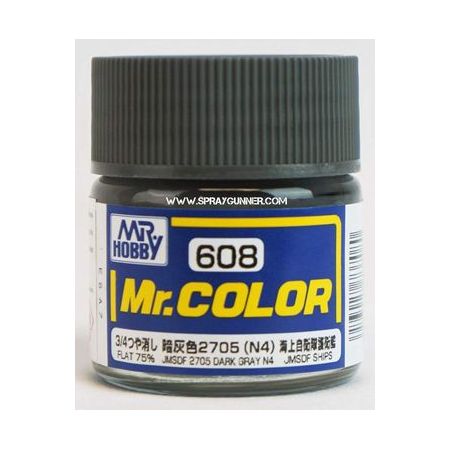 C-608 - Mr. Color (10 ml) JMSDF 2705 Dark Gray N4