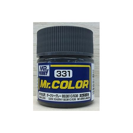 C-331 - Mr. Color (10 ml) Dark Seagray BS381C 638