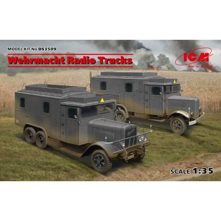 Icm DS3509 - Wehrmacht Radio Trucks 1/35
