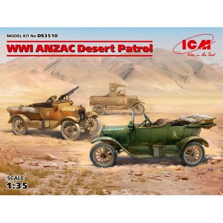 WWI ANZAC Desert Patrol Model T LCP Utility Touring 1/35