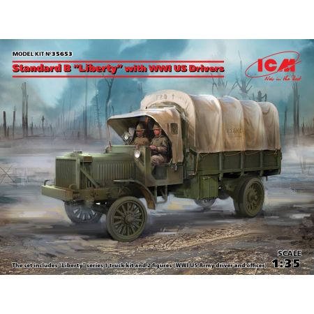 Standard B Liberty with WWI US Drivers 1/35