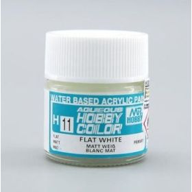 H-11 Aqueous Hobby Colors (10 ml) Flat White