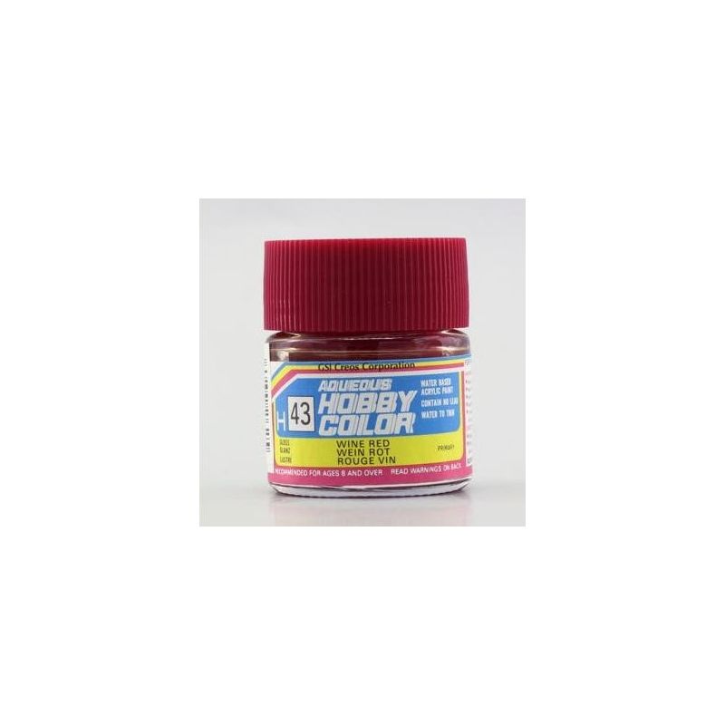 H-043 - Aqueous Hobby Colors (10 ml) Wine Red