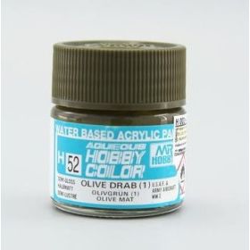 H-052 - Aqueous Hobby Colors (10 ml) Olive Drab (1)