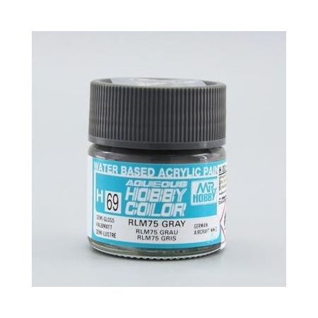 H-069 - Aqueous Hobby Colors (10 ml) RLM75 Gray Violet