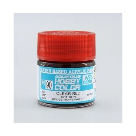 H-090 - Aqueous Hobby Colors (10 ml) Clear Red
