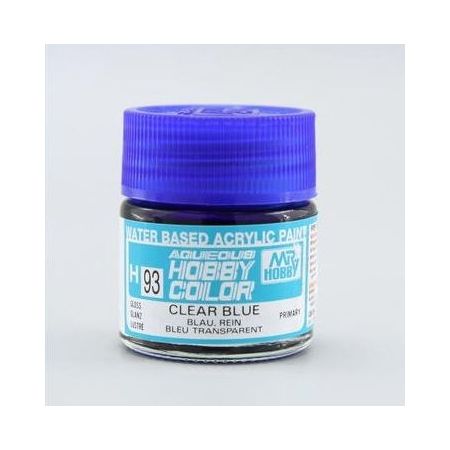 H-93 Aqueous Hobby Colors (10 ml) Clear Blue