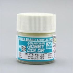 H-316 - Aqueous Hobby Colors (10 ml) White FS 17875