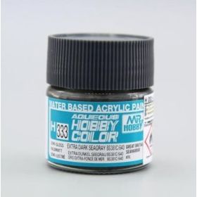 H-333 - Aqueous Hobby Colors (10 ml) Extra Dark Seagray BS381C/640