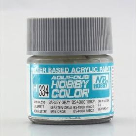 H-334 - Aqueous Hobby Colors (10 ml) Barley Gray BS4800/18B21