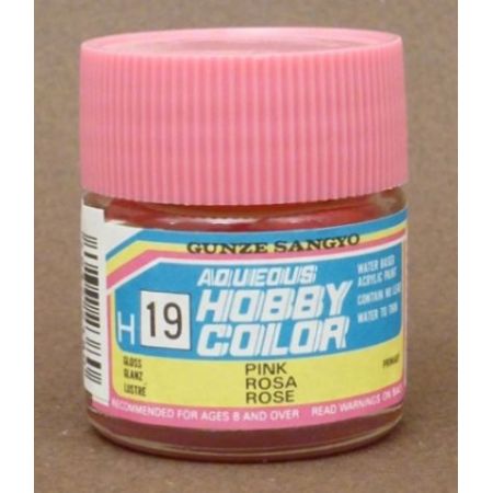 H-19 Aqueous Hobby Colors (10 ml) Pink