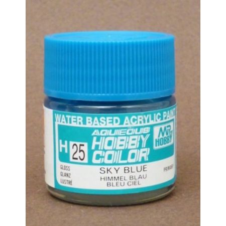 H-25 Aqueous Hobby Colors (10 ml) Sky Blue