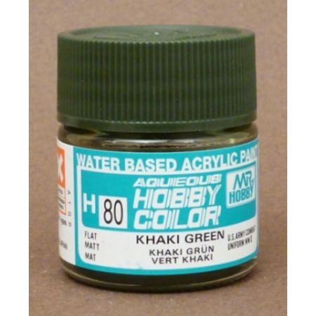 H-080 - Aqueous Hobby Colors (10 ml) Khaki Green