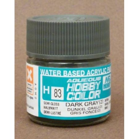 H-83 Aqueous Hobby Colors (10 ml) Dark Gray (2)