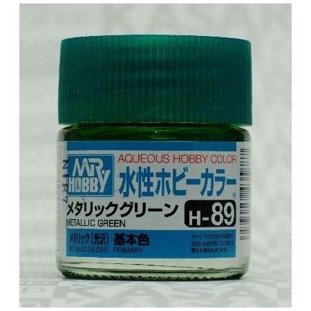 H-089 - Aqueous Hobby Colors (10 ml) Metallic Green