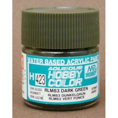 H-423 - Aqueous Hobby Colors (10 ml) RLM83 Dark Green