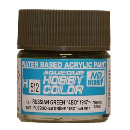H-512 - Aqueous Hobby Colors (10 ml) Russian Green (4BO) 1947-