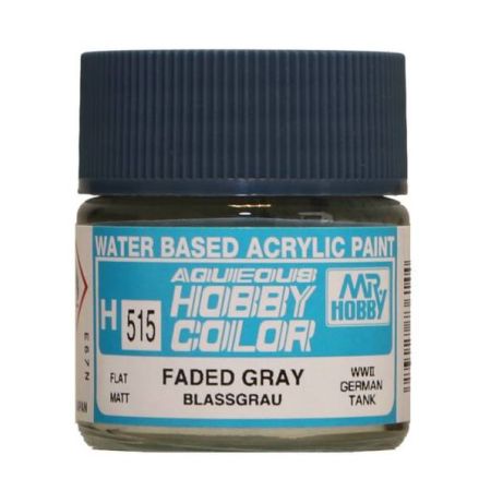 H-515 - Aqueous Hobby Colors (10 ml) Faded Gray (Blassgrau)