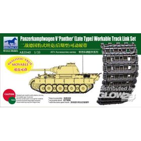 Panther Late Type Workable Track LinkSet 1/35